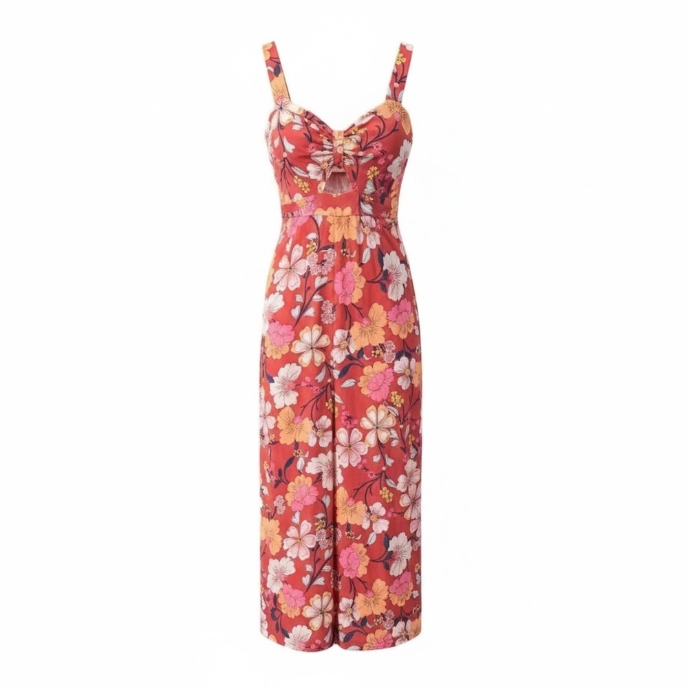 Monteau LA Pink Floral Sleeveless Dress XL